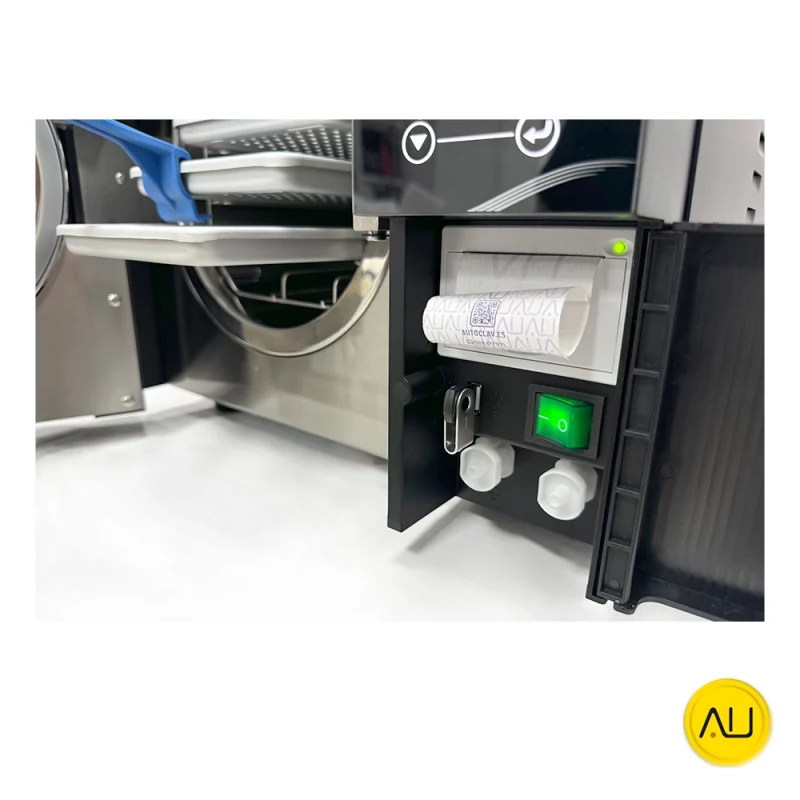 Detalle acceso frontal impresora autoclave IcanClave D Pro 12 Black-Negro en venta para comprar en la tienda de Tattooclav.es