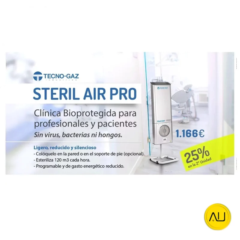 Promocion tratamiento ambiental Tecno-Gaz Sterilair Pro en venta para comprar en la tienda de Tattooclav.es