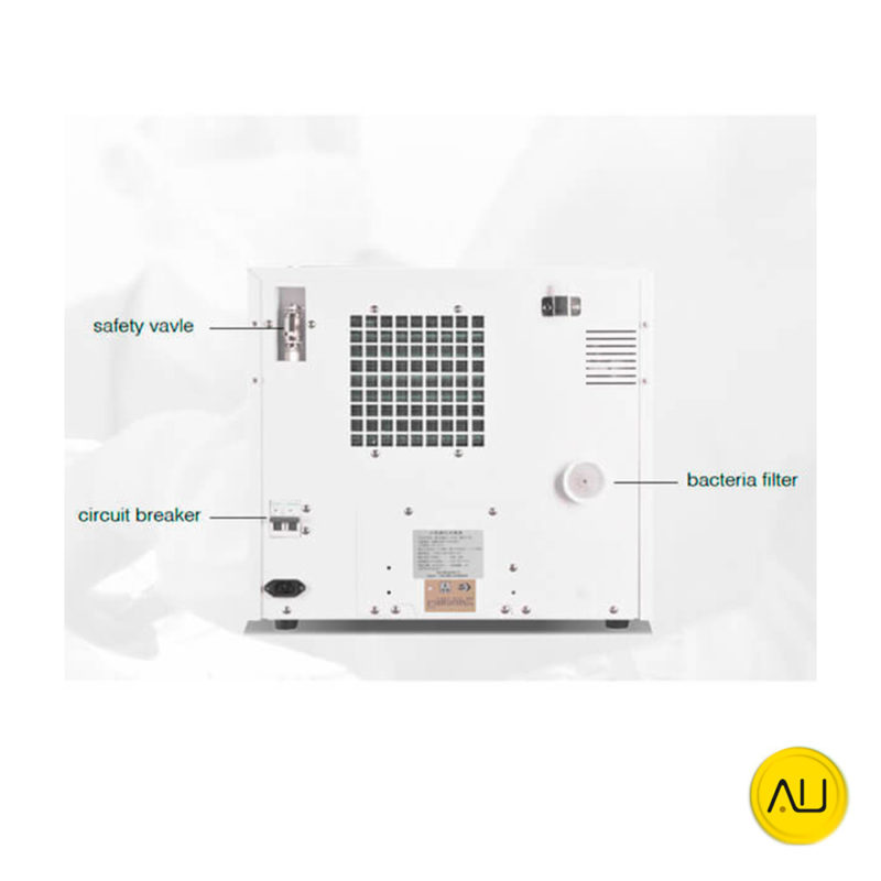 Parte trasera autoclave D Pro Plus 18 de IcanClave en venta para comprar en la tienda de Tattooclav.es
